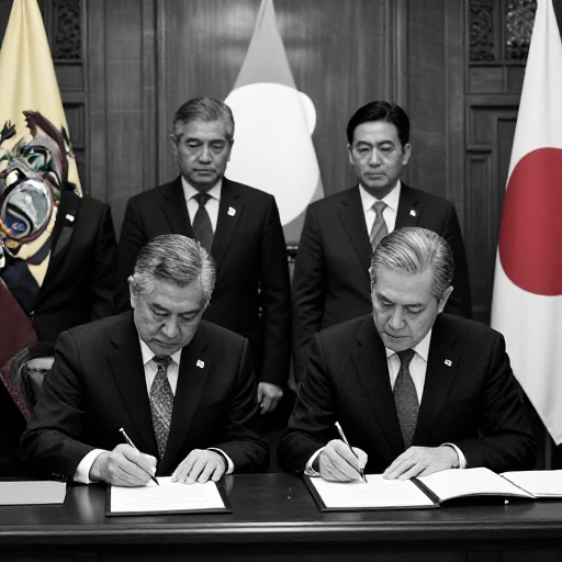 Noboa impulsa TLC con Japón para abrir mercados a la empresa privada ecuatoriana