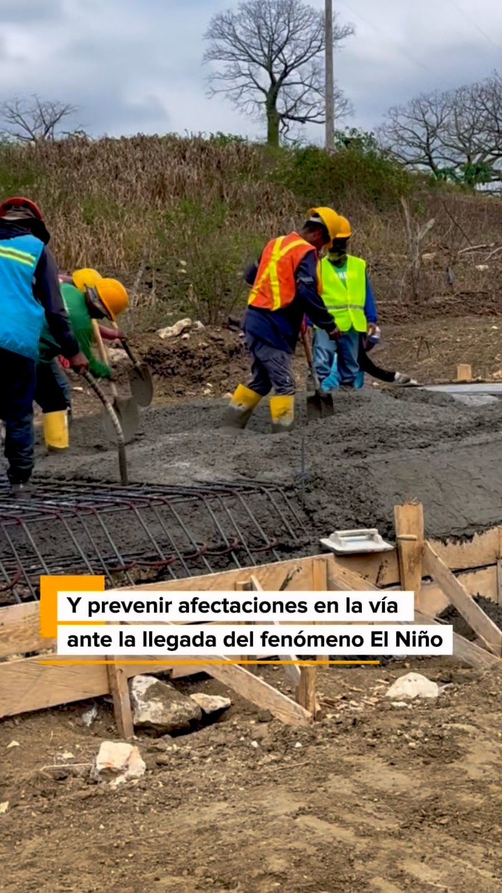 Obra de badenes en Caimito mejora logística agrícola y previene inundaciones